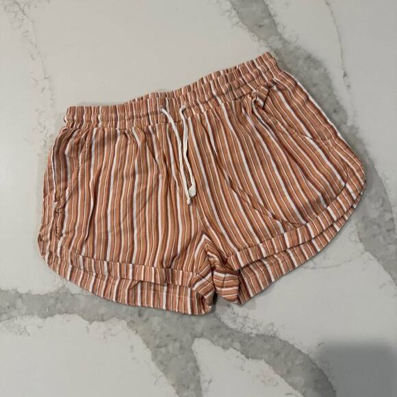 Billabong Road Trippin Elastic Walk Shorts Womens Small Cinnamon Mid Rise Summer - Picture 1 of 6
